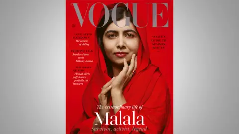 Nick Knight/British Vogue Malala on the cover of the July issue of British Vogue