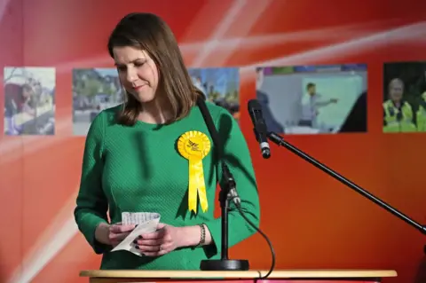 Jane Barlow / PA  Liberal Democrat leader Jo Swinson