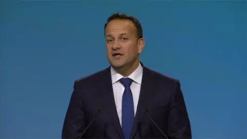 RTE Taoiseach Leo Varadkar addressed his party's Ard Fheis tonight