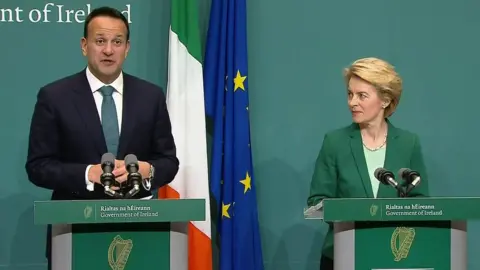 BBC Ursula von der Leyen and Leo Varadkar