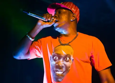 Getty Images Dizzee Rascal at Rock City