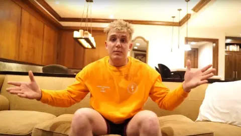 YouTube/Jake Paul Jake Paul during his video