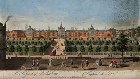 Wellcome Images Historical image of Bethlem Hospital