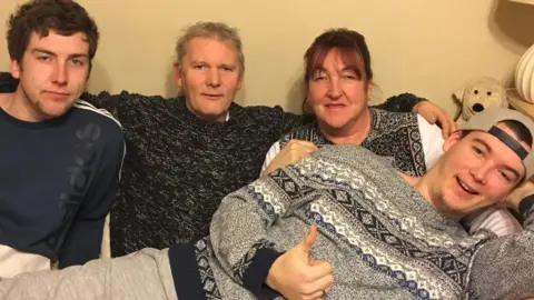 Weeks family Josh Weeks and family