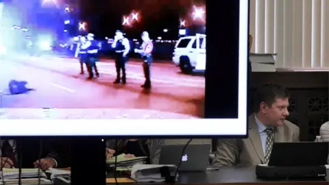 Reuters Jason Van Dyke (pictured) has been found guilty of killing the black teenager