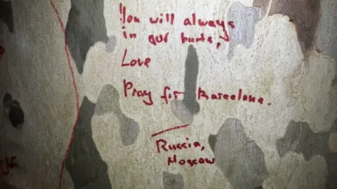 BBC Tree on the Ramblas, Barcelona, 21 August