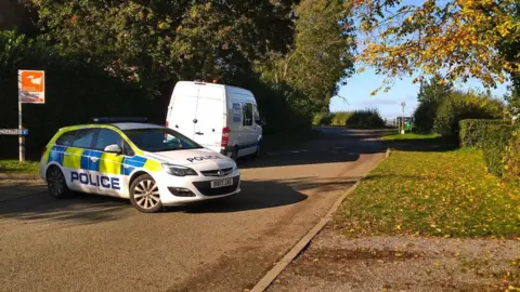 Police car in Whissendine