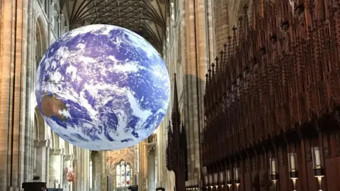 Kristina Hickey Peterborough Cathedral Earth exhibition