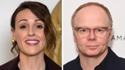Getty Images Suranne Jones and Jason Watkins