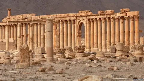 Getty Images Palmyra's Great Colonnade