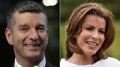 Getty Images/PA Tony Hawks and Natasha Kaplinsky