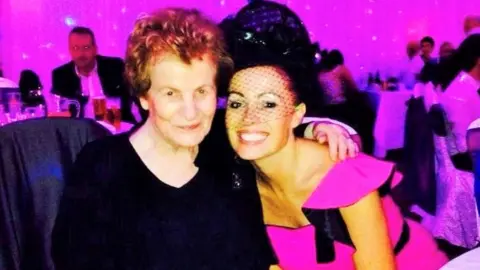 Martina Ferguson An archive photo of Ursula Derry and her daughter Martina Ferguson at a wedding