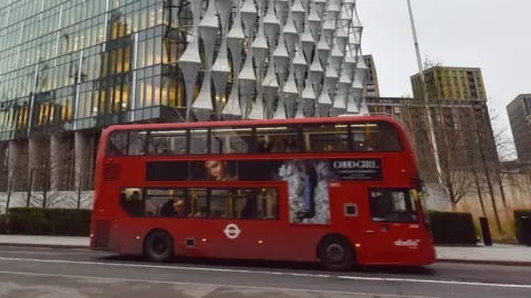 Getty Images Bus in Nine Elms