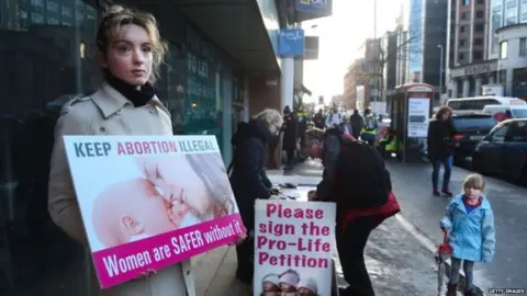 Getty Images Anti-abortion protest