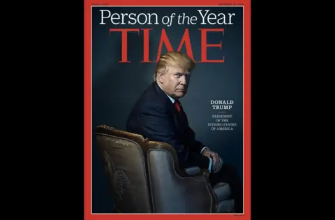 Time magazine Donald Trump on the front of Time Magazine