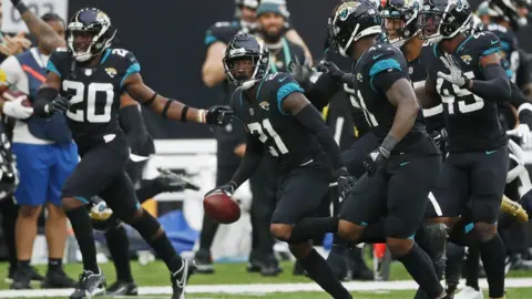Reuters Jacksonville Jaguars while playing at Wembley Stadium