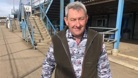 Jonathan Park/BBC Keith (Buster) Chapman