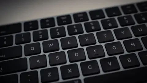 Getty Images English computer keyboard