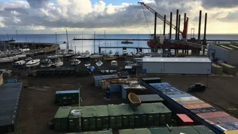 Containers at Port of Ramsgate