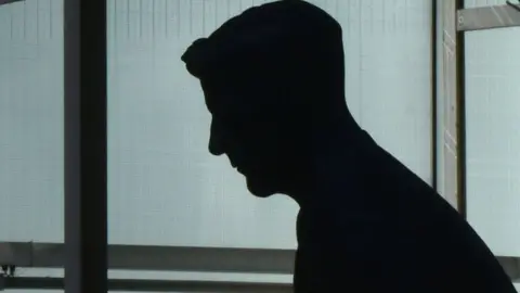 BBC Silhouette of man