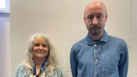 Amy Jones and Simon Wright from NN Contemporary Art