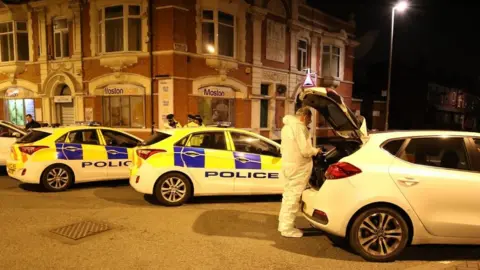 Police investigating the stabbing