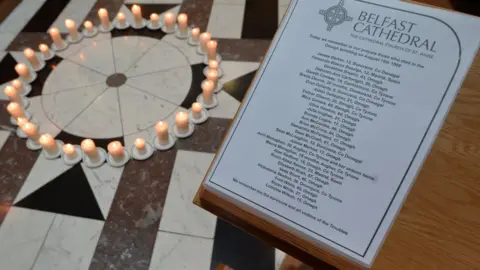 Pacemaker Omagh memorial at Belfast Cathedral
