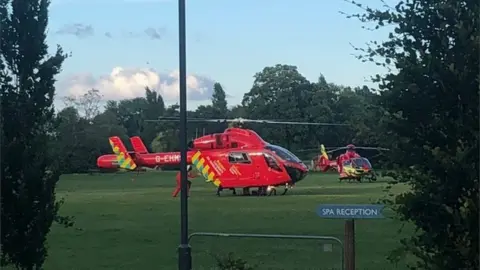 @cogp79/AFP Air ambulances in Reading