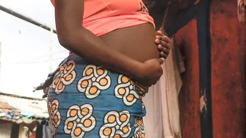 Getty Images A pregnant woman in Kenya