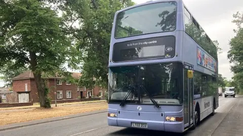 BBC First Eastern Counties bus in Norwich