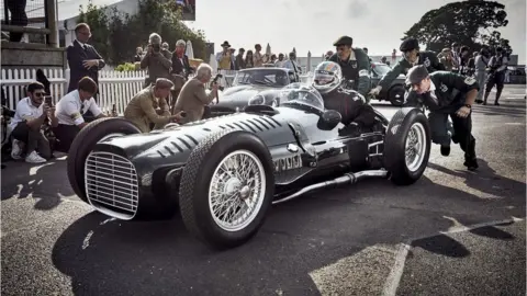 British Racing Motors The new V16 at Goodward