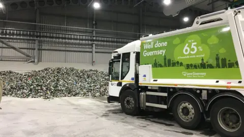 BBC Guernsey Waste vehicle