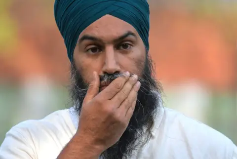 Getty Images Jagmeet Singh, leader of the New Democratic Party
