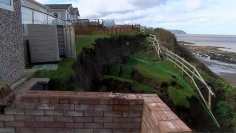 West Bay caravan park in Watchet