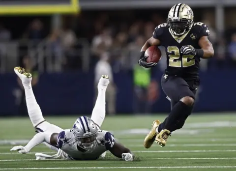 EPA Action from American football match between the Dallas Cowboys and the New Orleans Saints