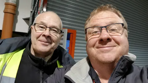 Andy Sampson Paul Adams and Andy Sampson