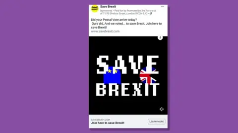 Facebook Save Brexit ad