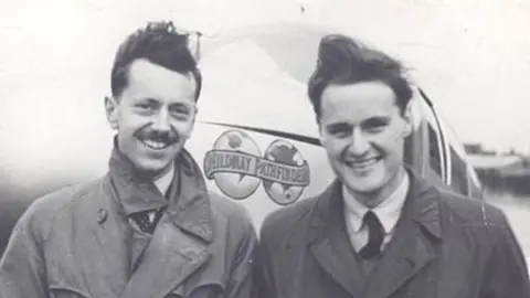 MaF Stuart King and Jack Hemmings, pictured in the 1940s