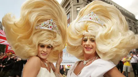 Peter Macdiarmid Transvestites with big hair