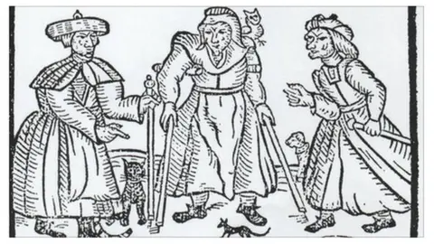 Other 17th century woodcut of witches