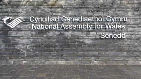 jax10289/Getty Images Senedd building sign