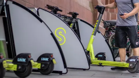 Nottingham City Council E-scooter rack