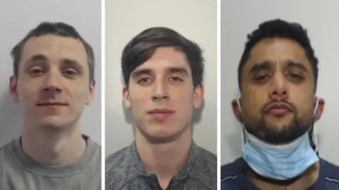 GMP Brandon Moore, Jordan Waring and Umair Zaheer (L-R)