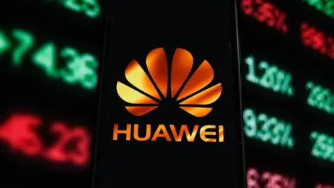 Getty Images Huawei logo