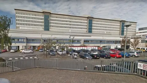 Google University Hospital of Wales in Cardiff