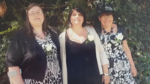 Family photograph Sheila (left) with her sisters