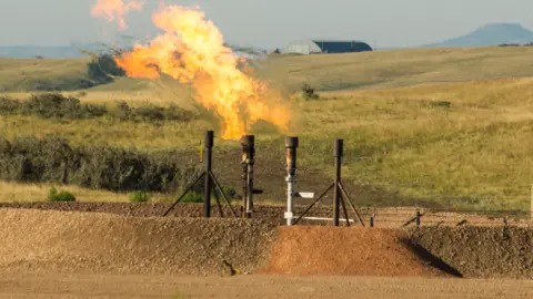 Getty Images Fracking stock photo