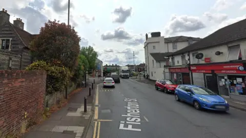 Google Fisherton Street, Salisbury