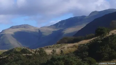 Cumbria Tourism Scafell Pike from Wasdale