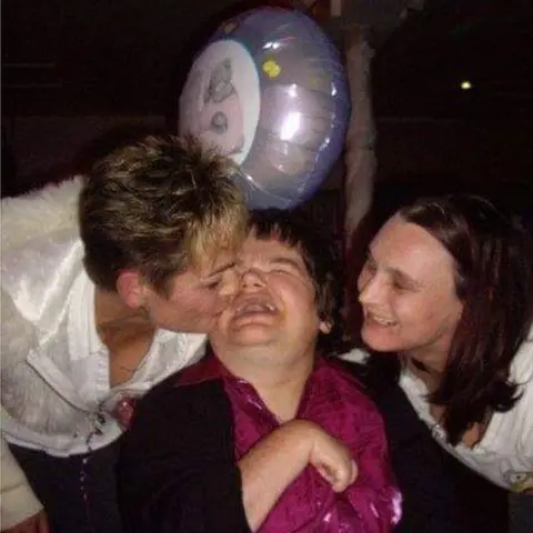 Diana Johnston Rachel Johnston celebrating her 40th birthday